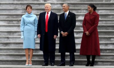 Michelle Obama Donald Trump Inauguration Ceremony