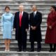 Michelle Obama Donald Trump Inauguration Ceremony