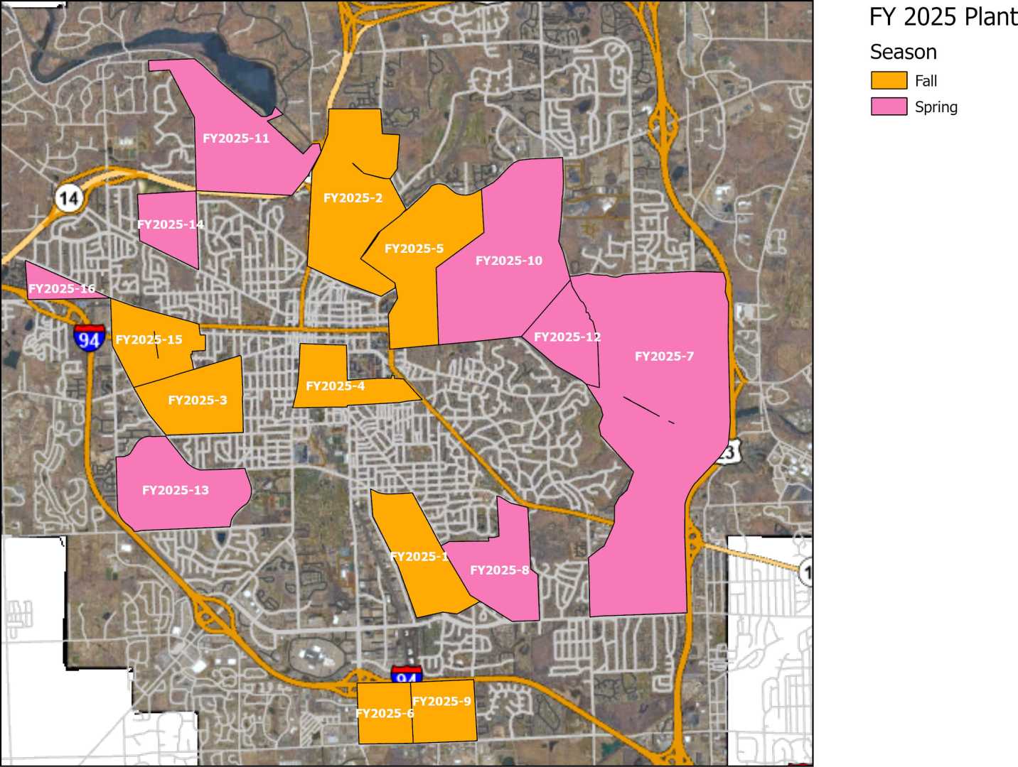 Michigan Urban Forestry Tree Planting Initiative 2025