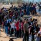 Migrants At U.s. Mexico Border Eagle Pass Texas 2023