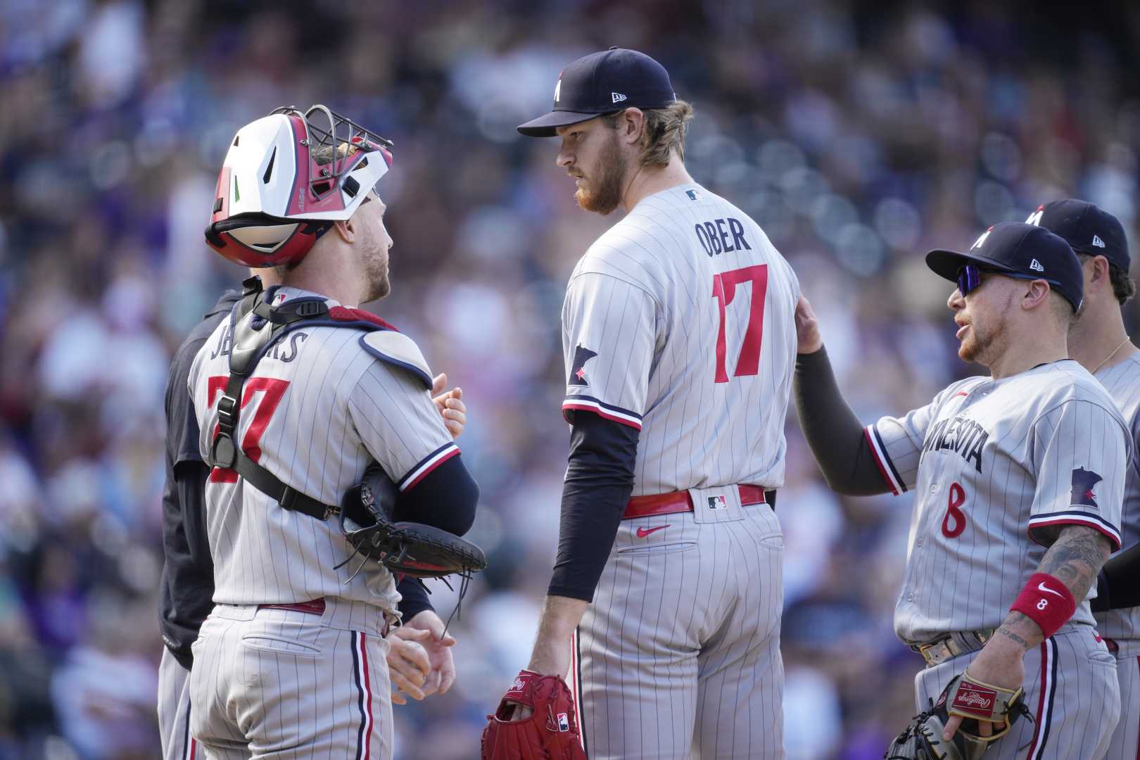 Minnesota Twins Catchers Ryan Jeffers Christian Vázquez