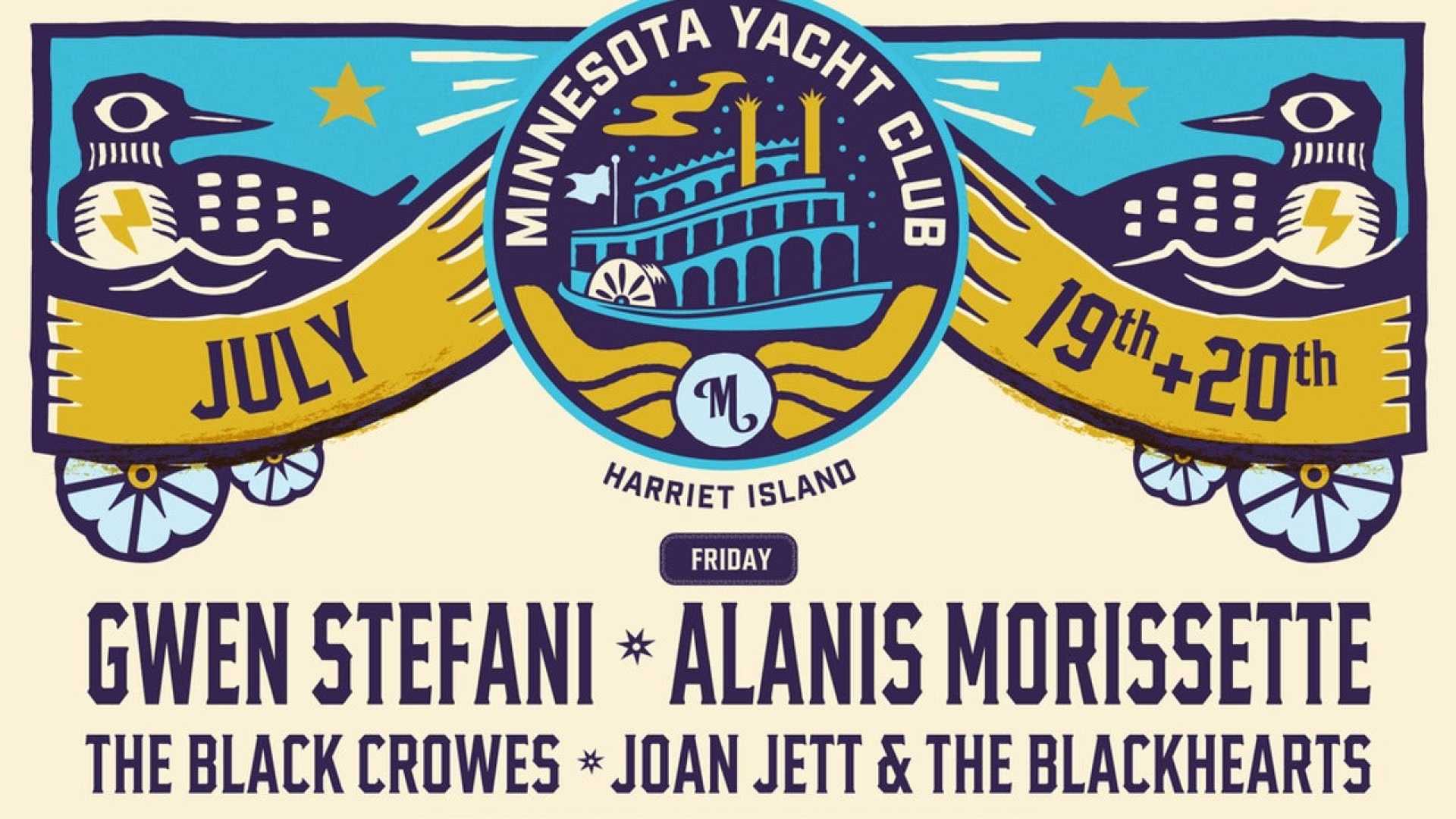 Minnesota Yacht Club Festival 2024 Lineup Poster