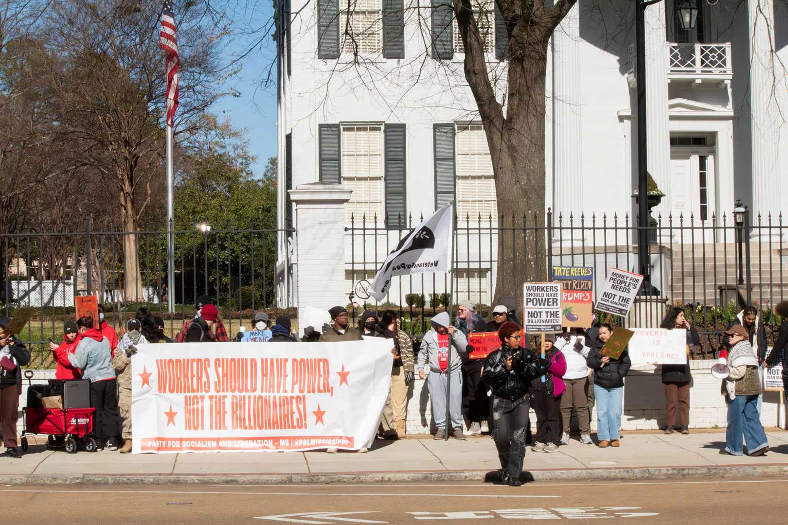 Mississippi State Capitol Building Immigration Protest