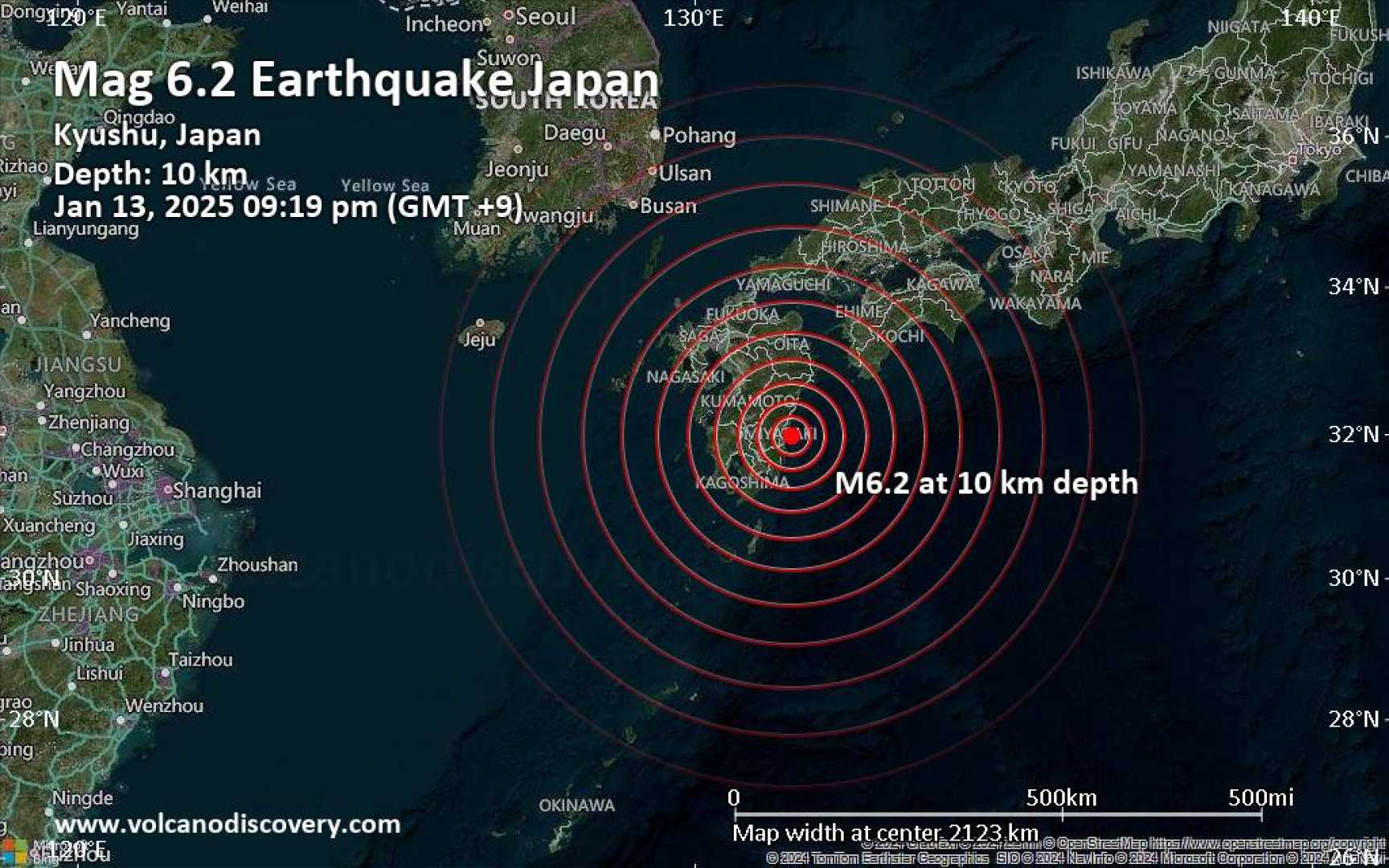 Miyazaki Japan Earthquake Damage 2025