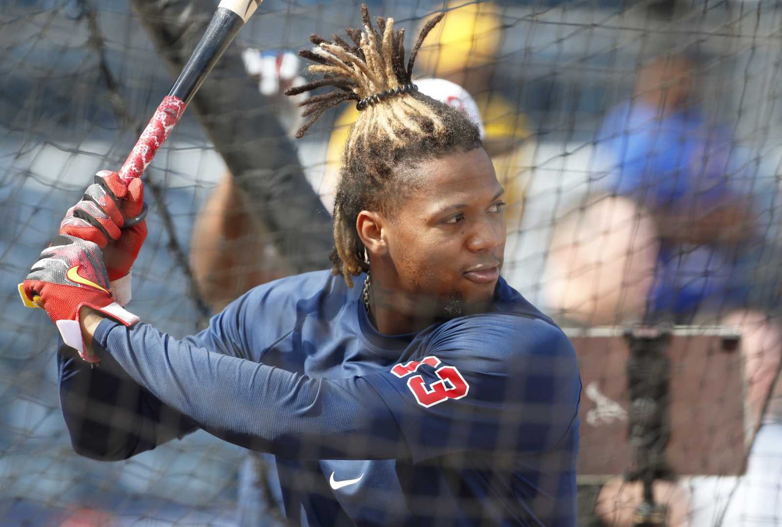 Mlb Player Ronald Acuña Jr. Training In Venezuela