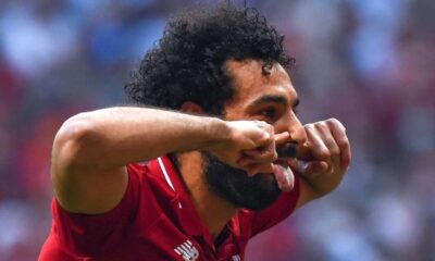 Mohamed Salah Liverpool Champions League Goal Celebration