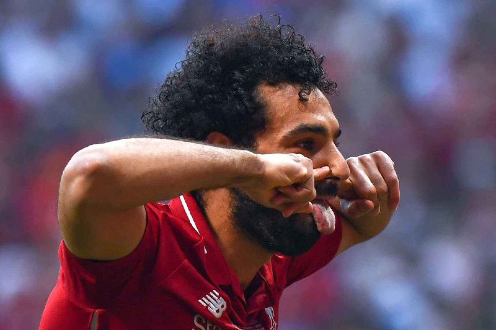 Mohamed Salah Liverpool Champions League Goal Celebration