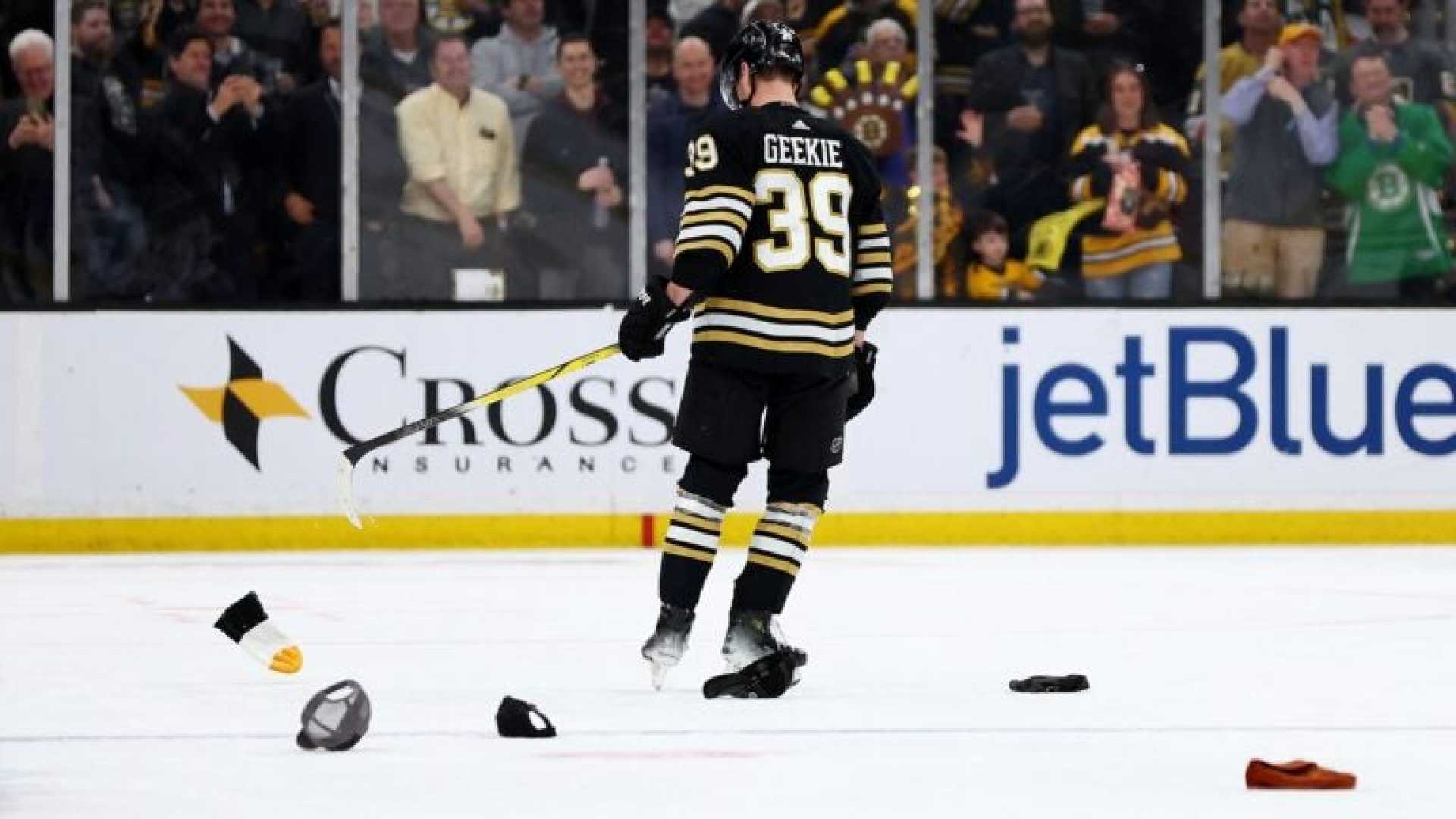 Morgan Geekie Bruins Goal Td Garden