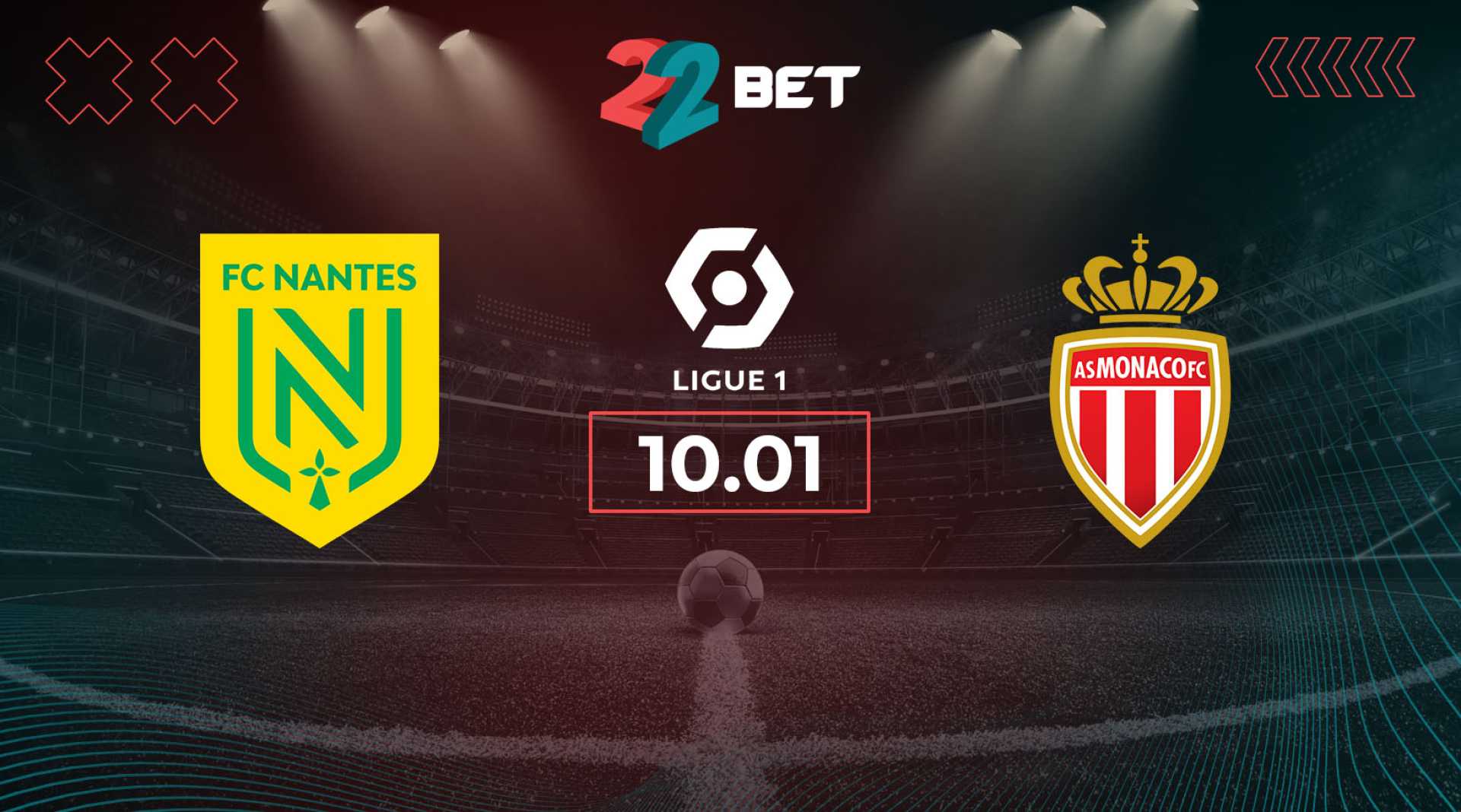 Nantes Vs Monaco Ligue 1 2025 Match