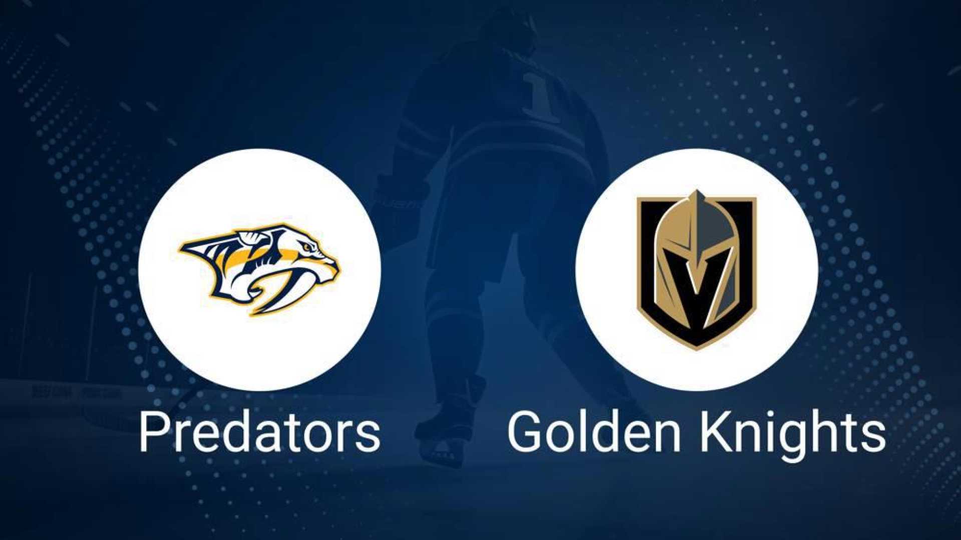 Nashville Predators Vs Vegas Golden Knights 2025