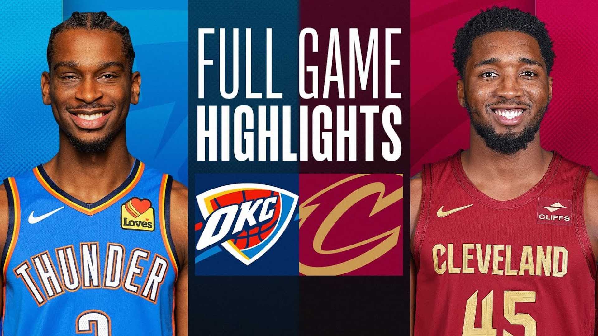 Nba Thunder Vs Cavs 2025 Game Highlights