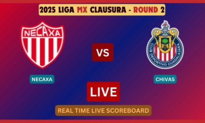 Necaxa Vs Chivas Clausura 2025 Soccer Match