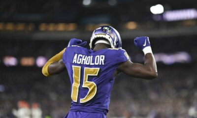 Nelson Agholor Baltimore Ravens 2024 Game Action