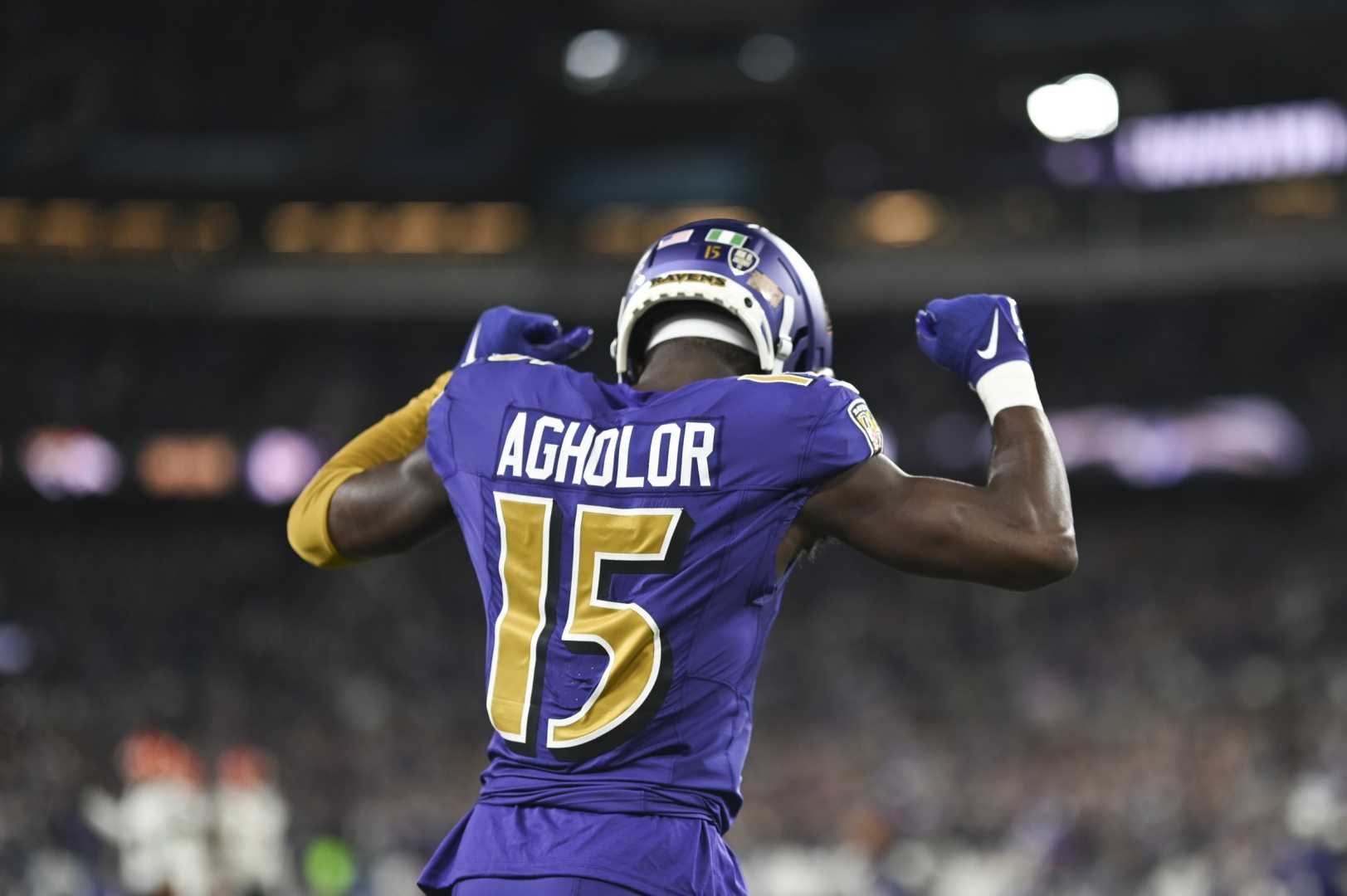 Nelson Agholor Baltimore Ravens 2024 Game Action