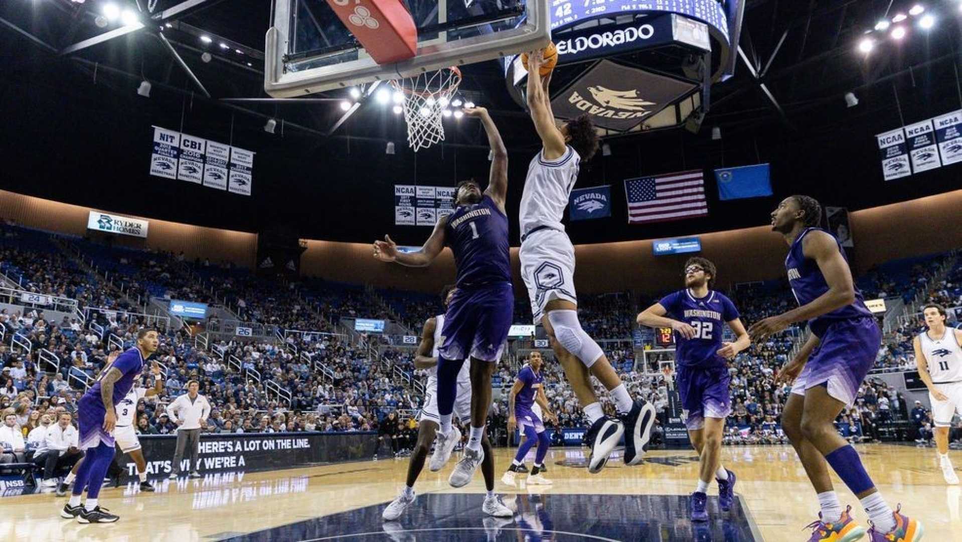 Nevada Wolf Pack Vs Air Force Falcons Basketball Game