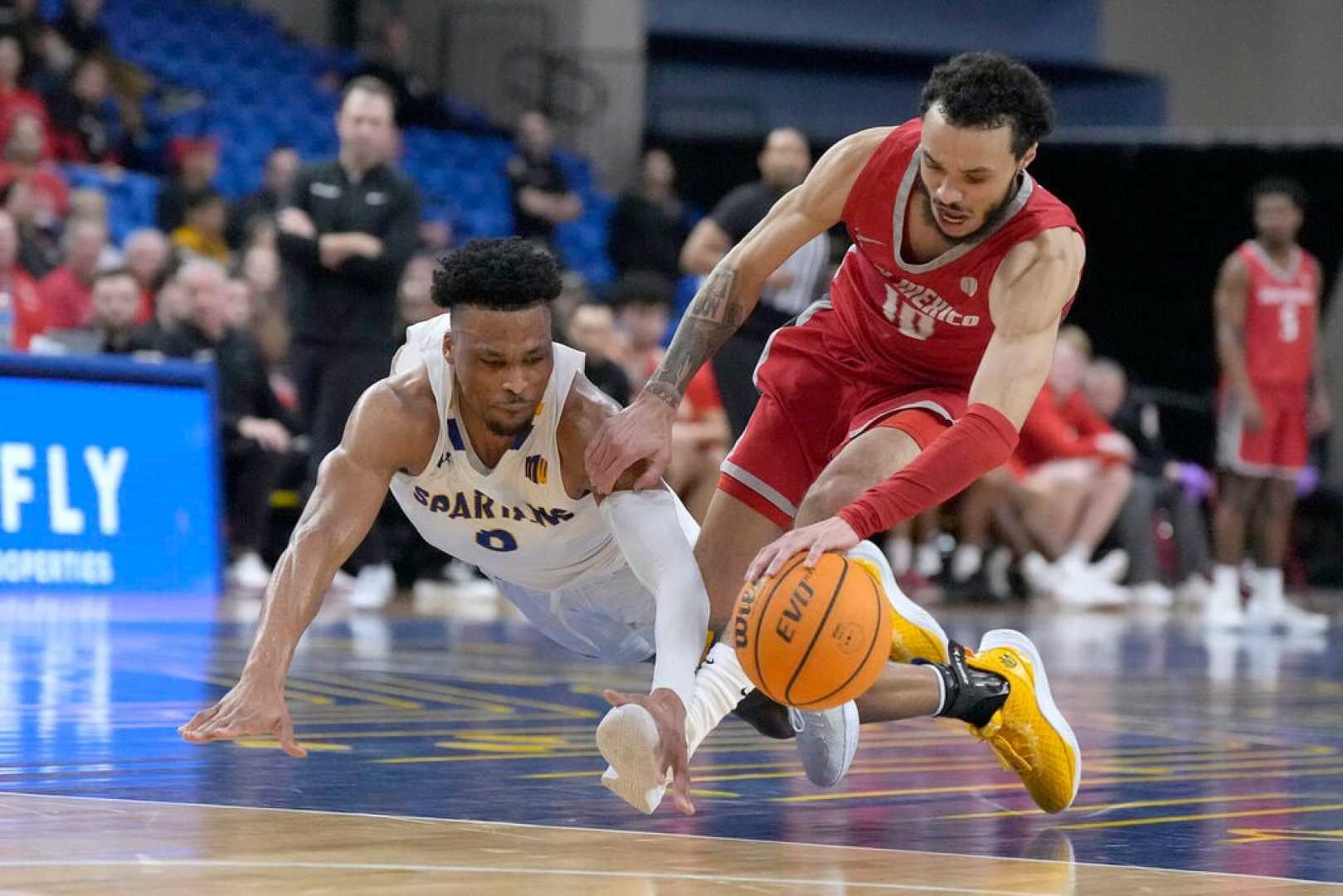 New Mexico Lobos Vs San Jose State Spartans Basketball Game