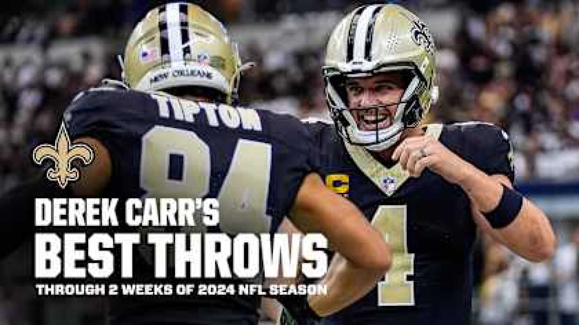 New Orleans Saints Derek Carr 2024 Nfl Season