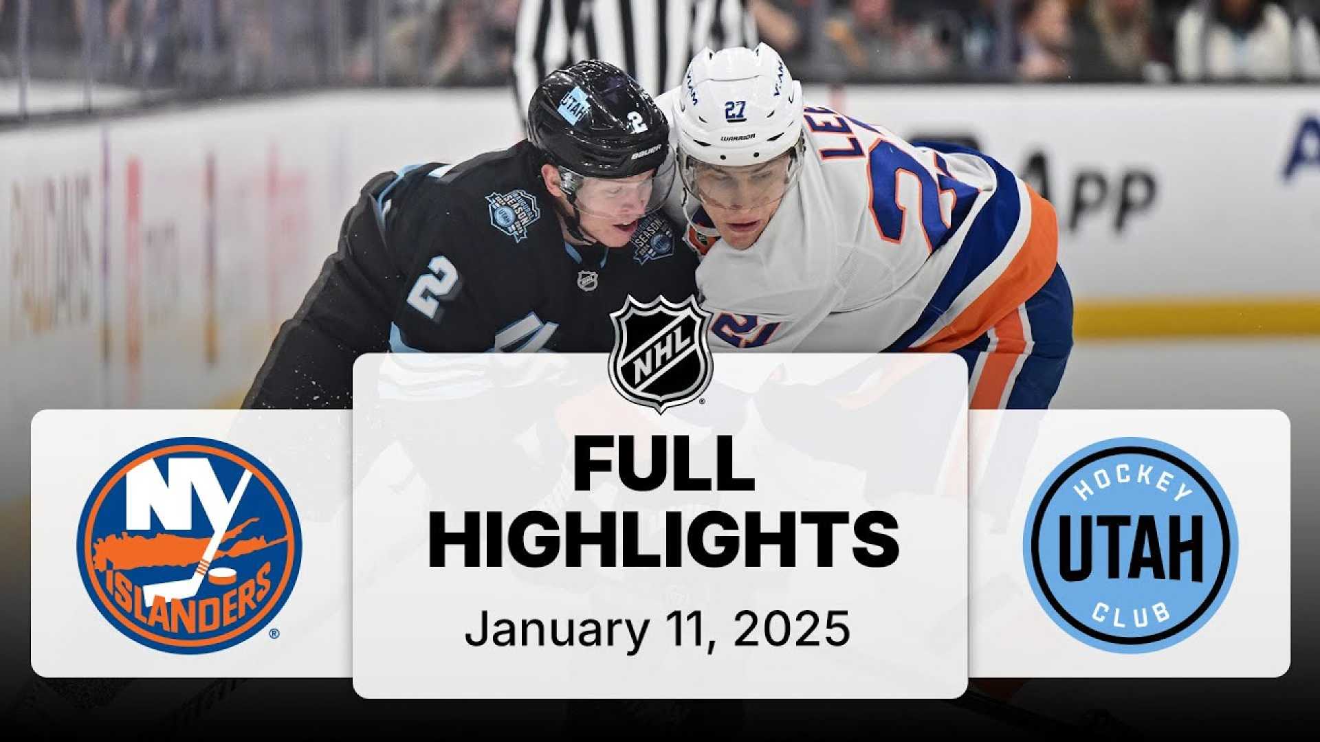 New York Islanders Vs Utah Hockey Club 2025