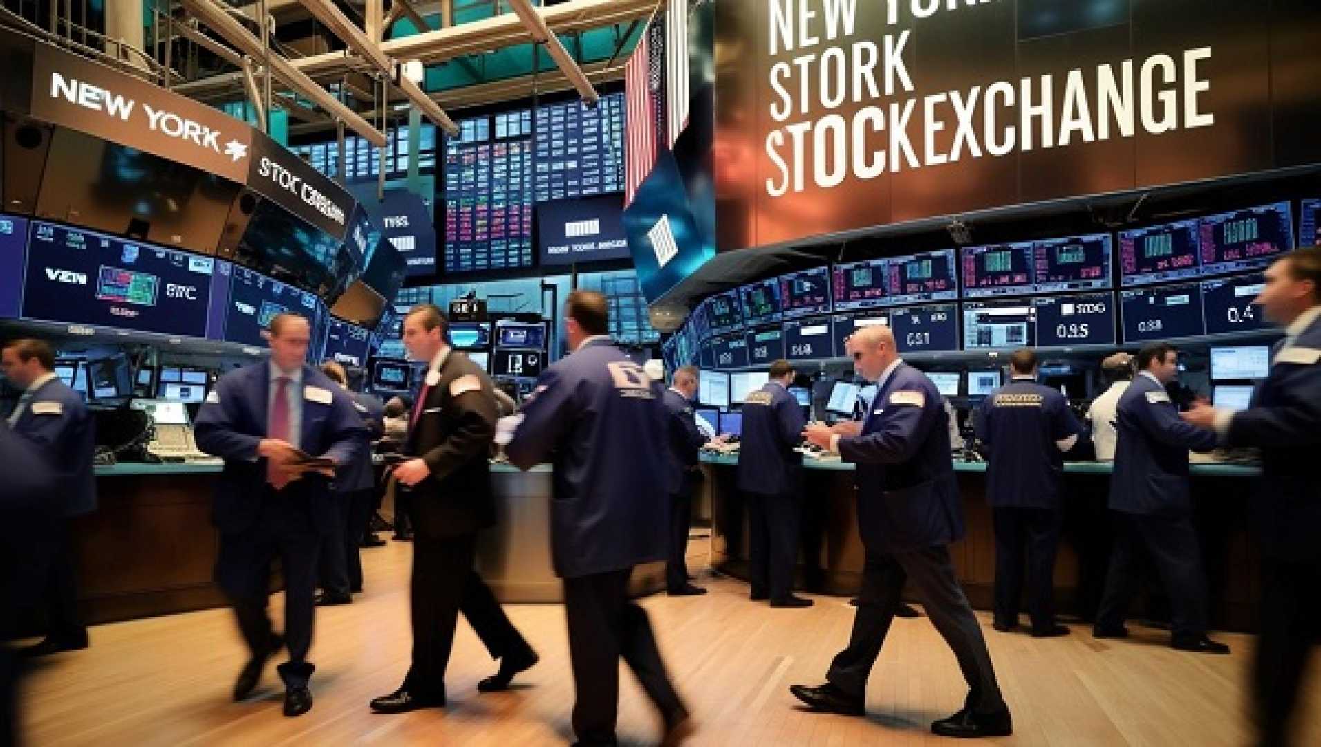 New York Stock Exchange Traders December 2024