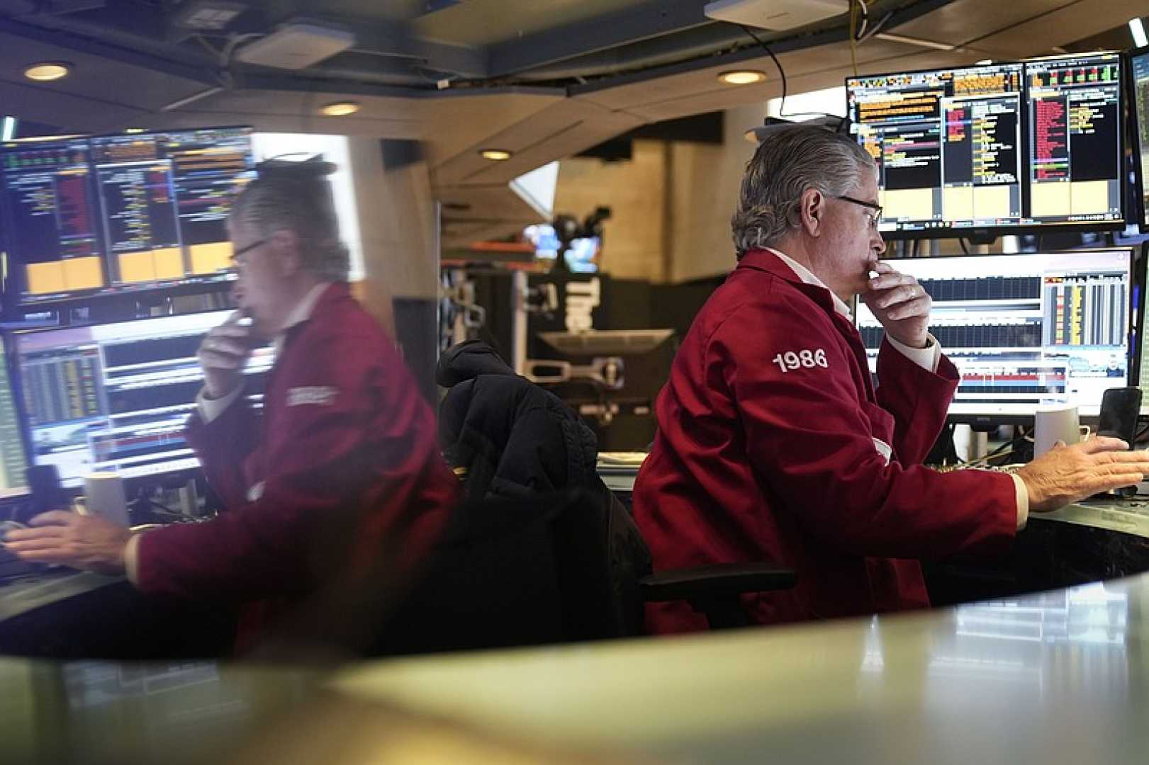 New York Stock Exchange Trading Floor January 2025