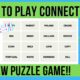 New York Times Connections Word Game Grid