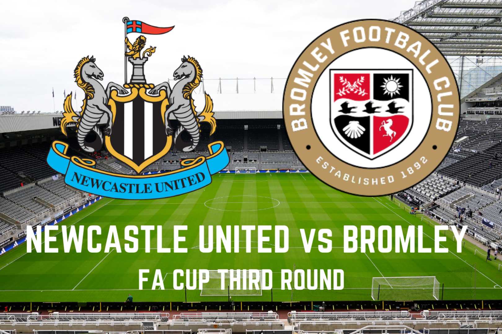 Newcastle United Vs Bromley Fa Cup Match