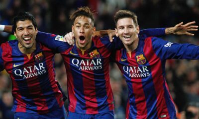 Neymar Messi Suárez Barcelona Trio