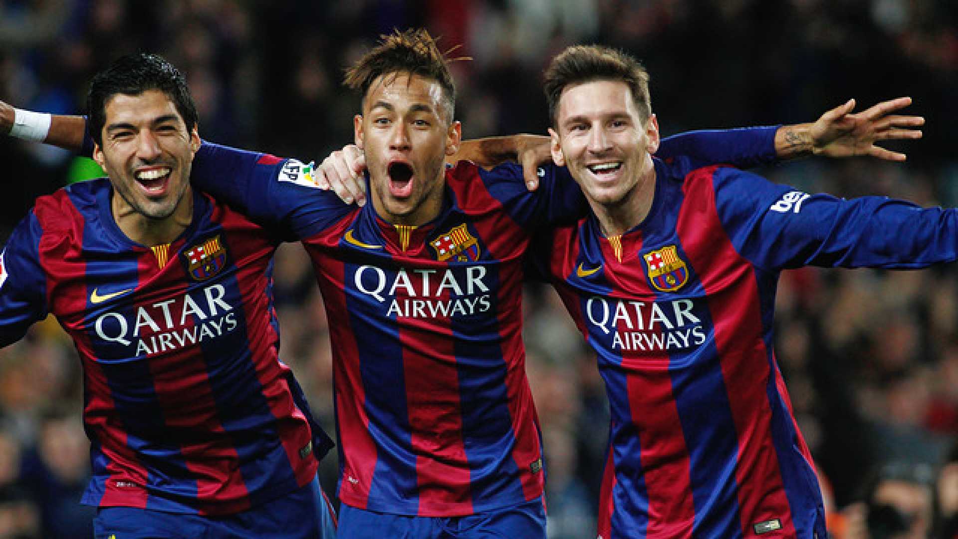 Neymar Messi Suárez Barcelona Trio