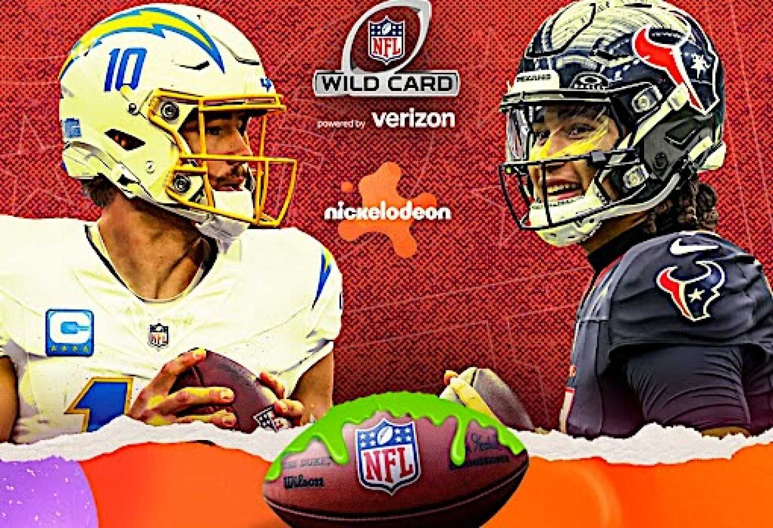 Nfl Nickelodeon Broadcast Chargers Vs. Texans 2025