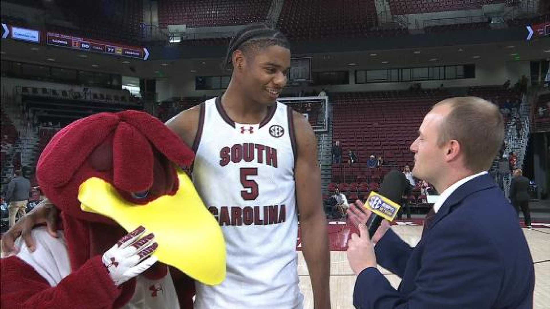 Nick Pringle South Carolina Basketball Game