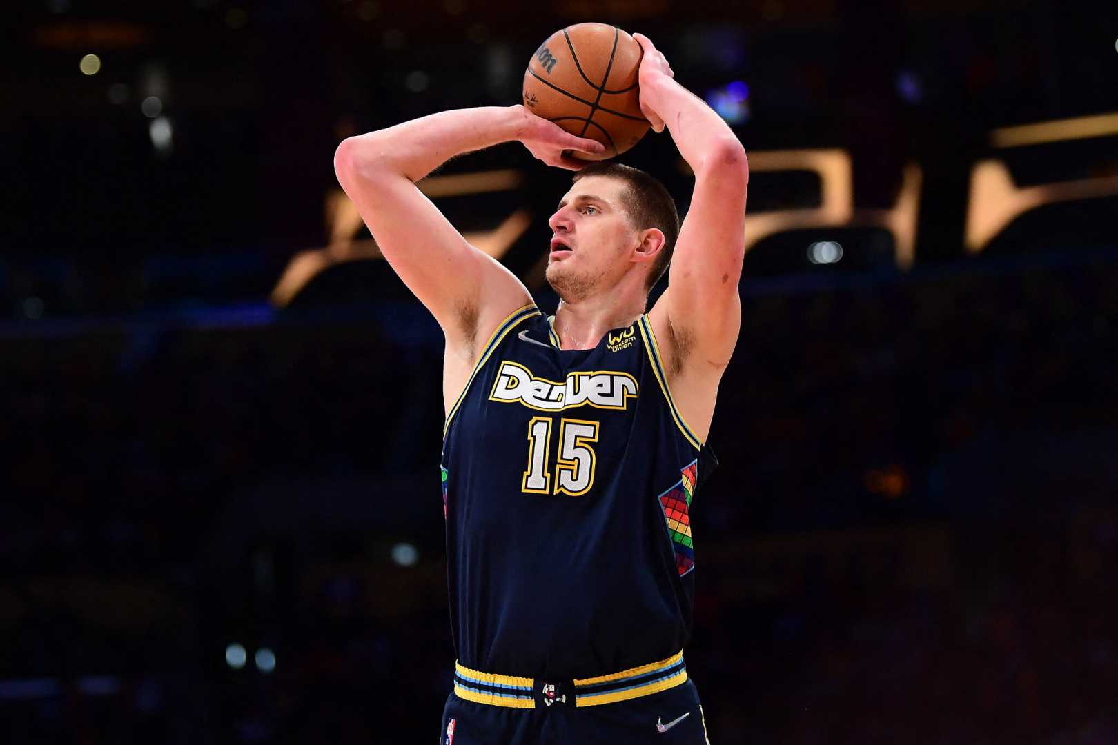 Nikola Jokic Denver Nuggets Game Action