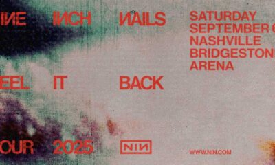 Nine Inch Nails 2025 Peel It Back Tour Poster