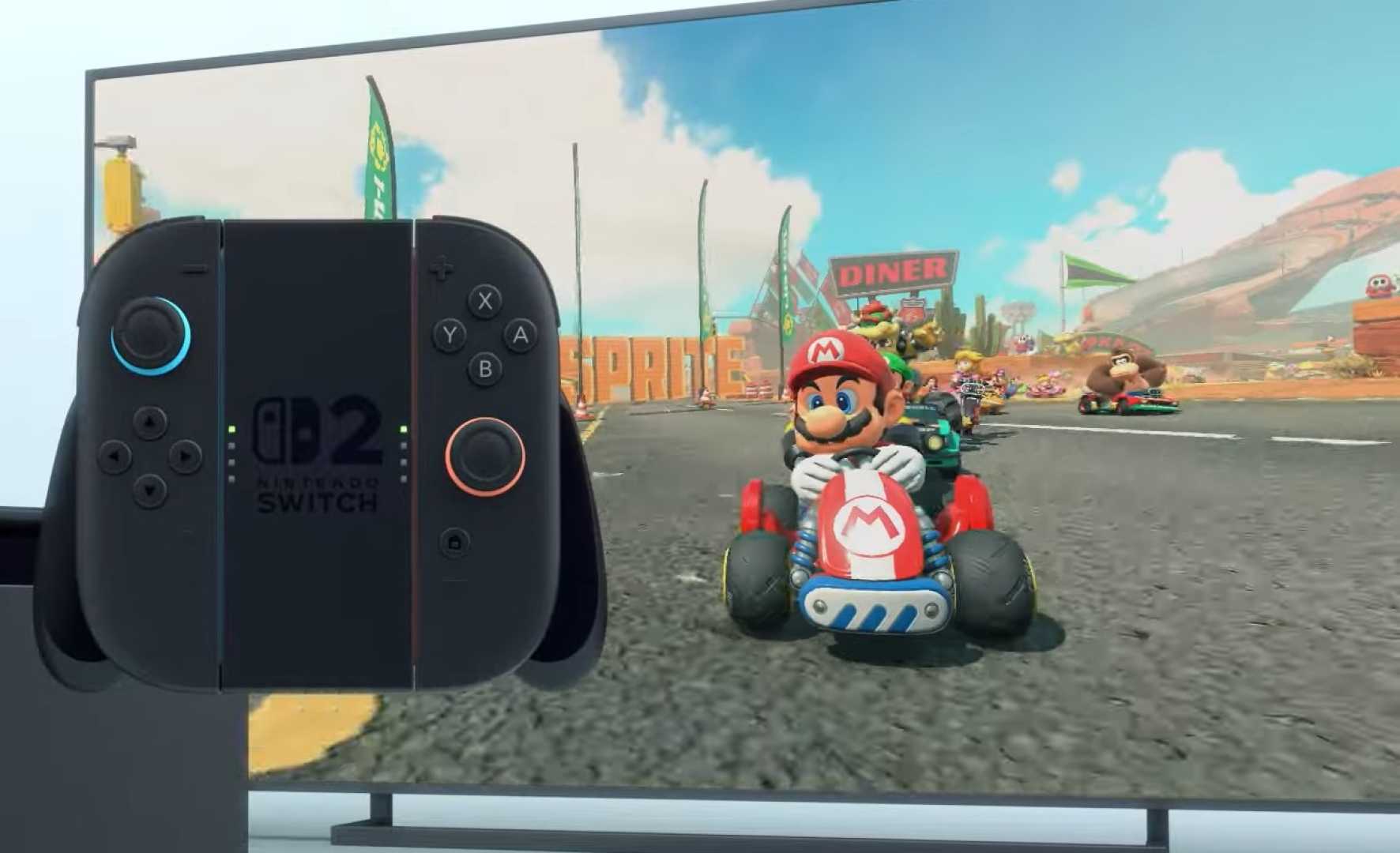 Nintendo Switch 2 Mario Kart Gameplay Screenshot