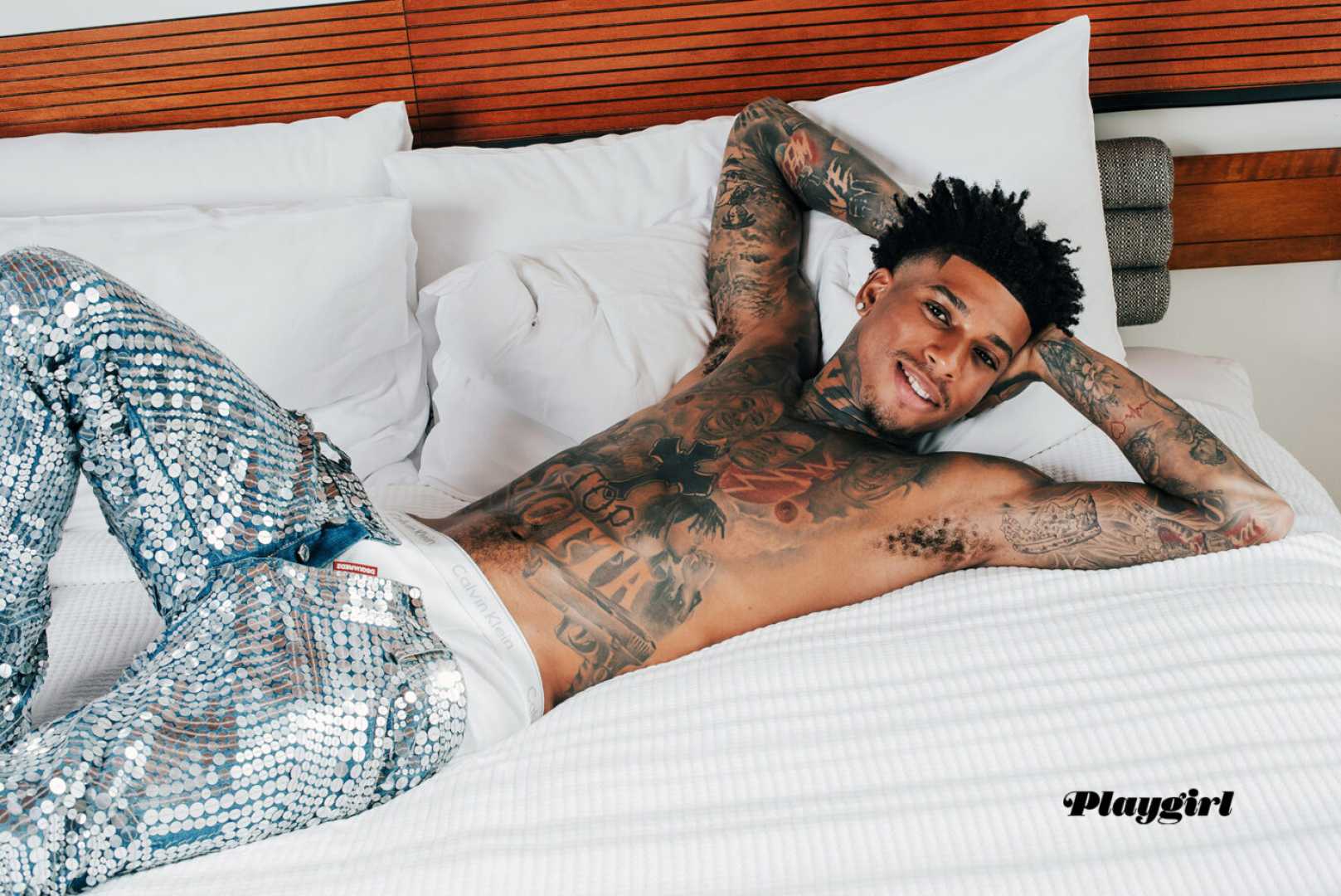 Nle Choppa Playgirl Magazine Photoshoot