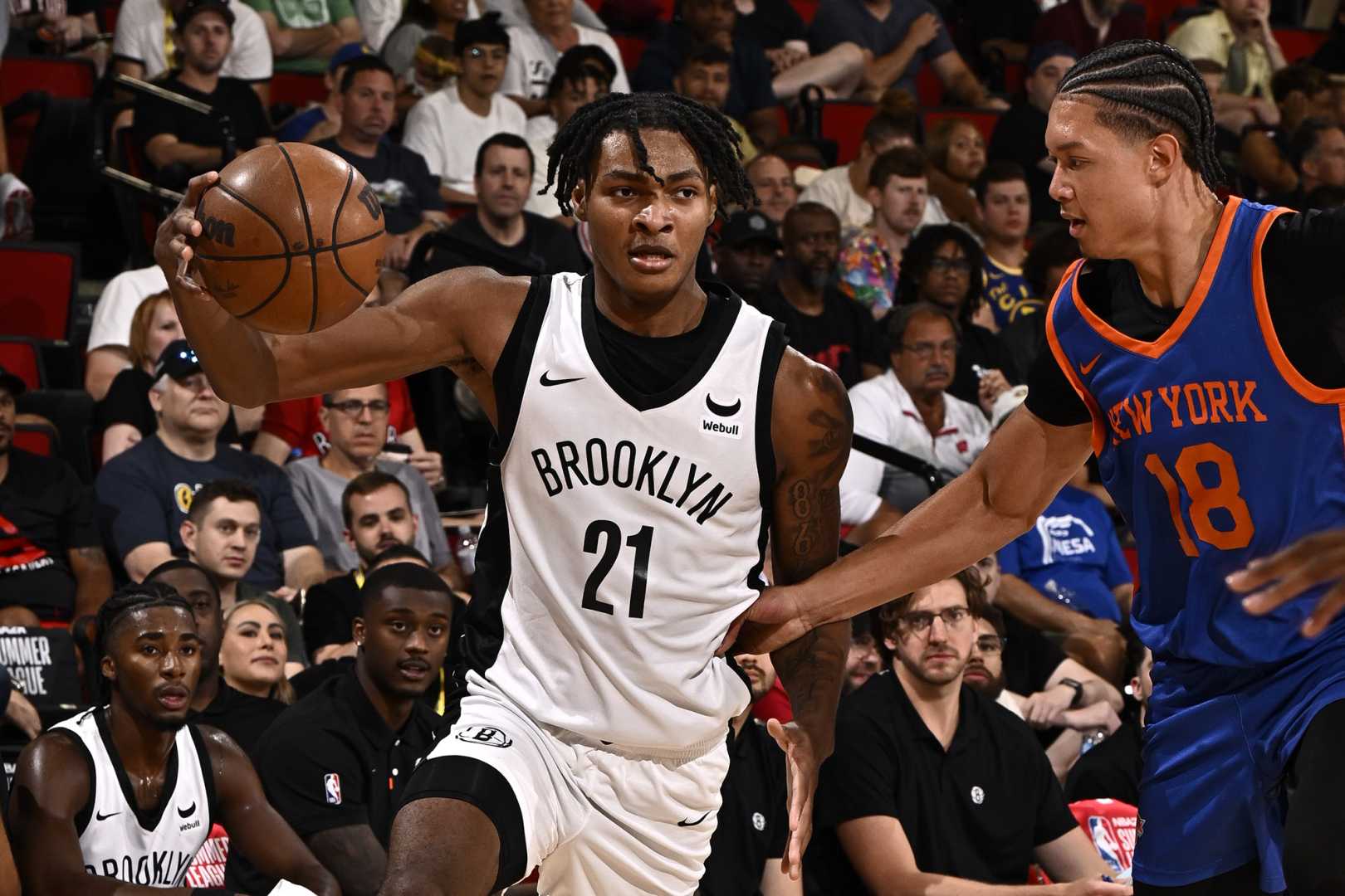 Noah Clowney Brooklyn Nets Game Action