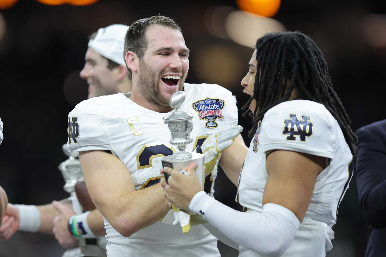 Notre Dame Linebacker Jack Kiser 2023 Game Action