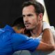 Novak Djokovic Hugs Andy Murray Australian Open 2025