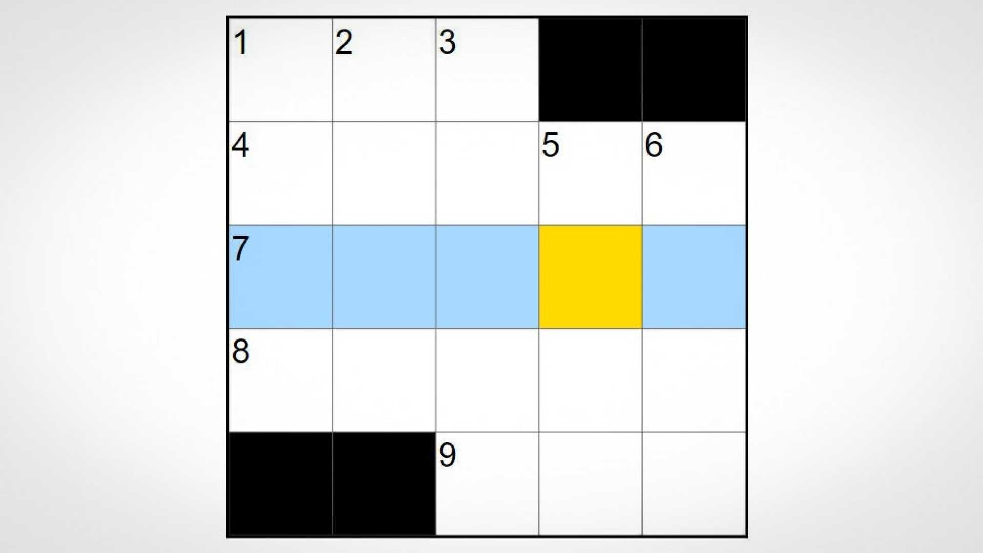 Nyt Mini Crossword Puzzle Grid