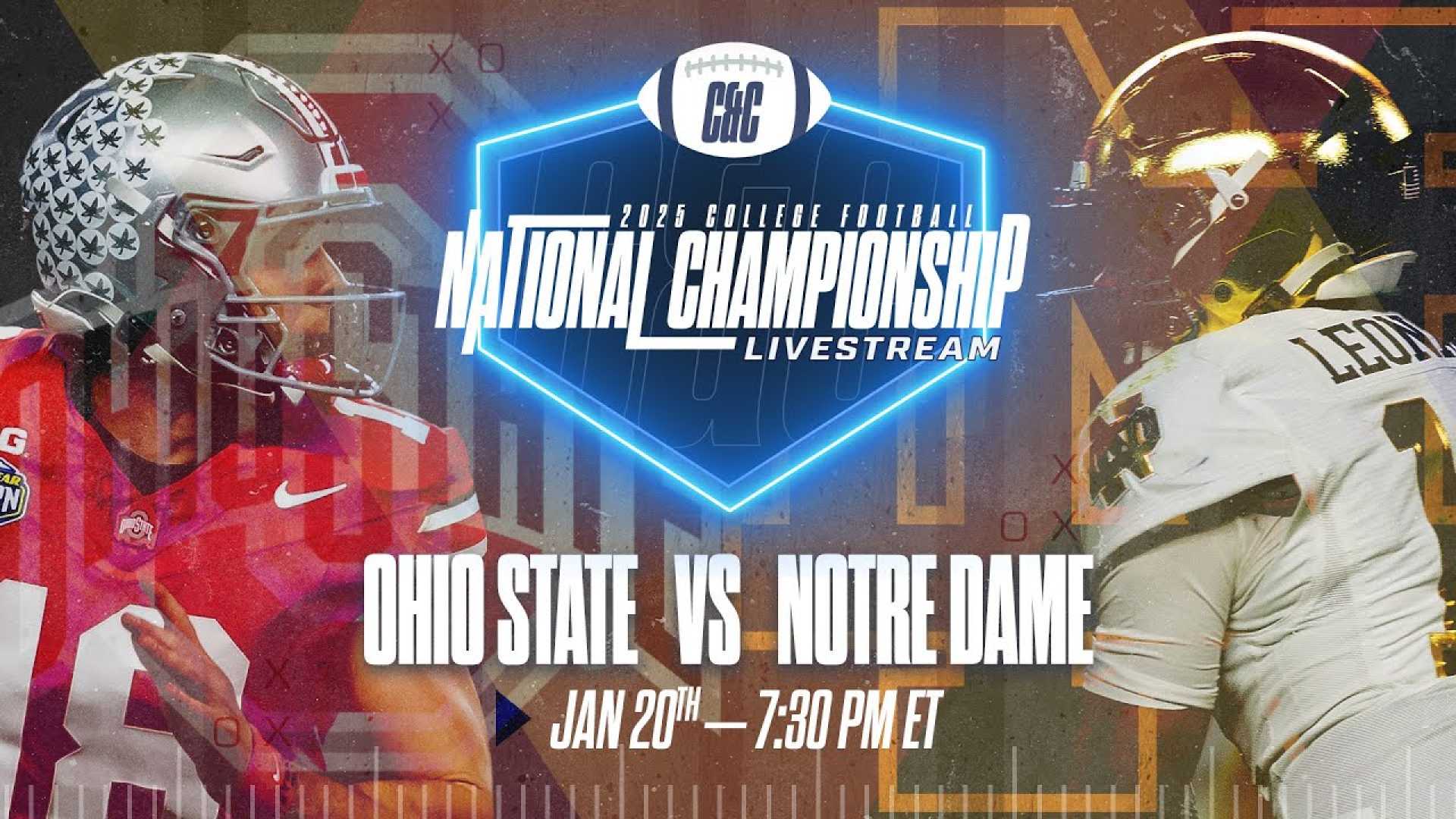 Ohio State Vs Notre Dame Football Championship 2025