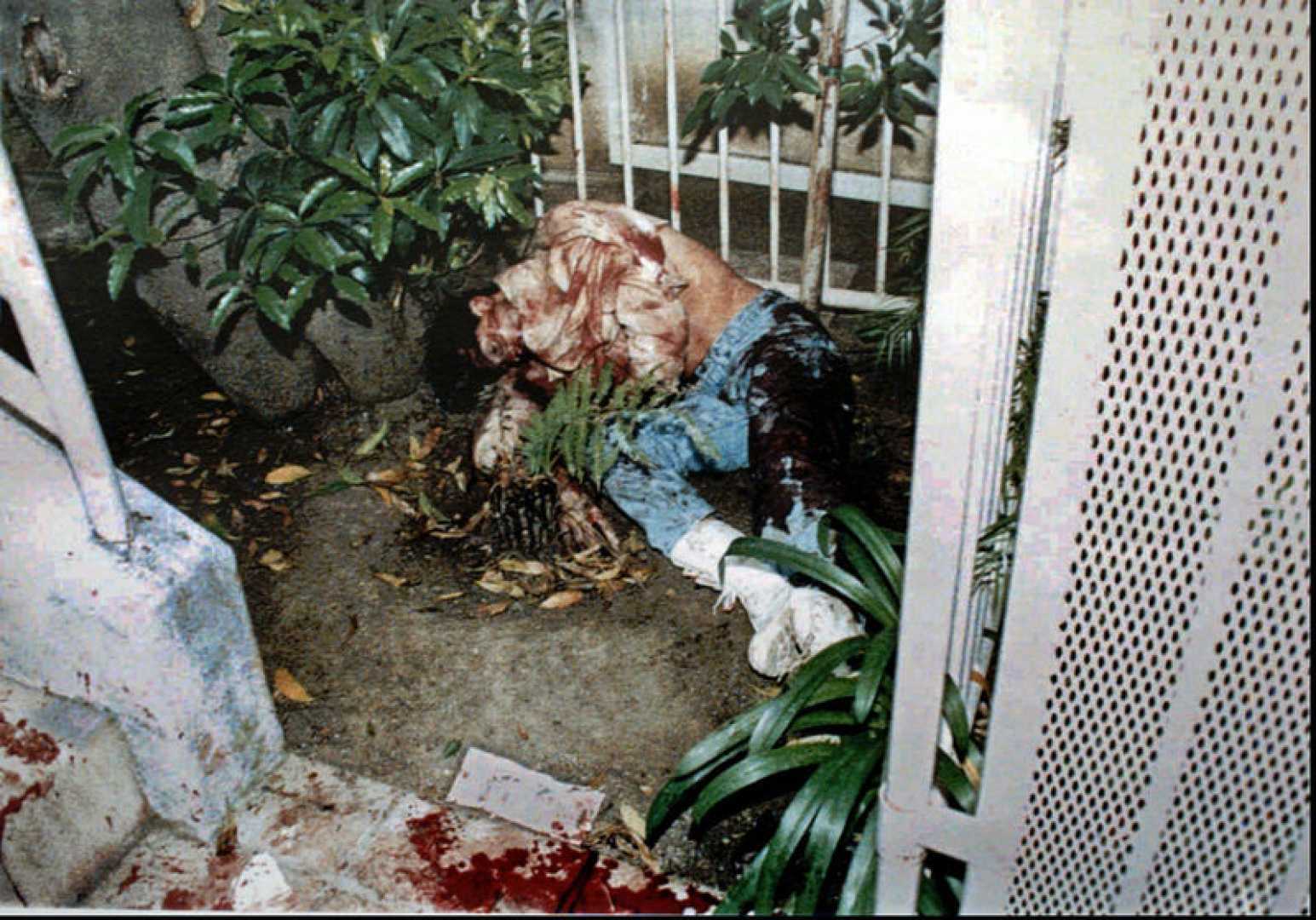 Oj Simpson Trial Evidence Crime Scene Photo