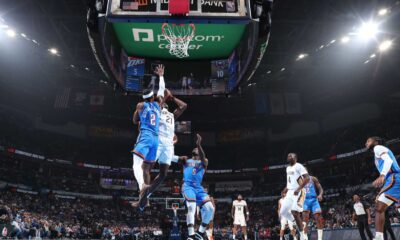 Oklahoma City Thunder Basketball Game Action