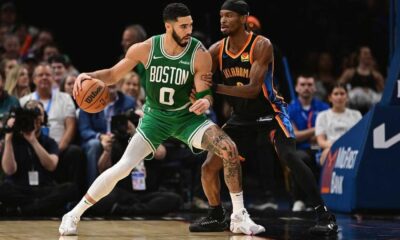 Oklahoma City Thunder Vs Boston Celtics Game Action