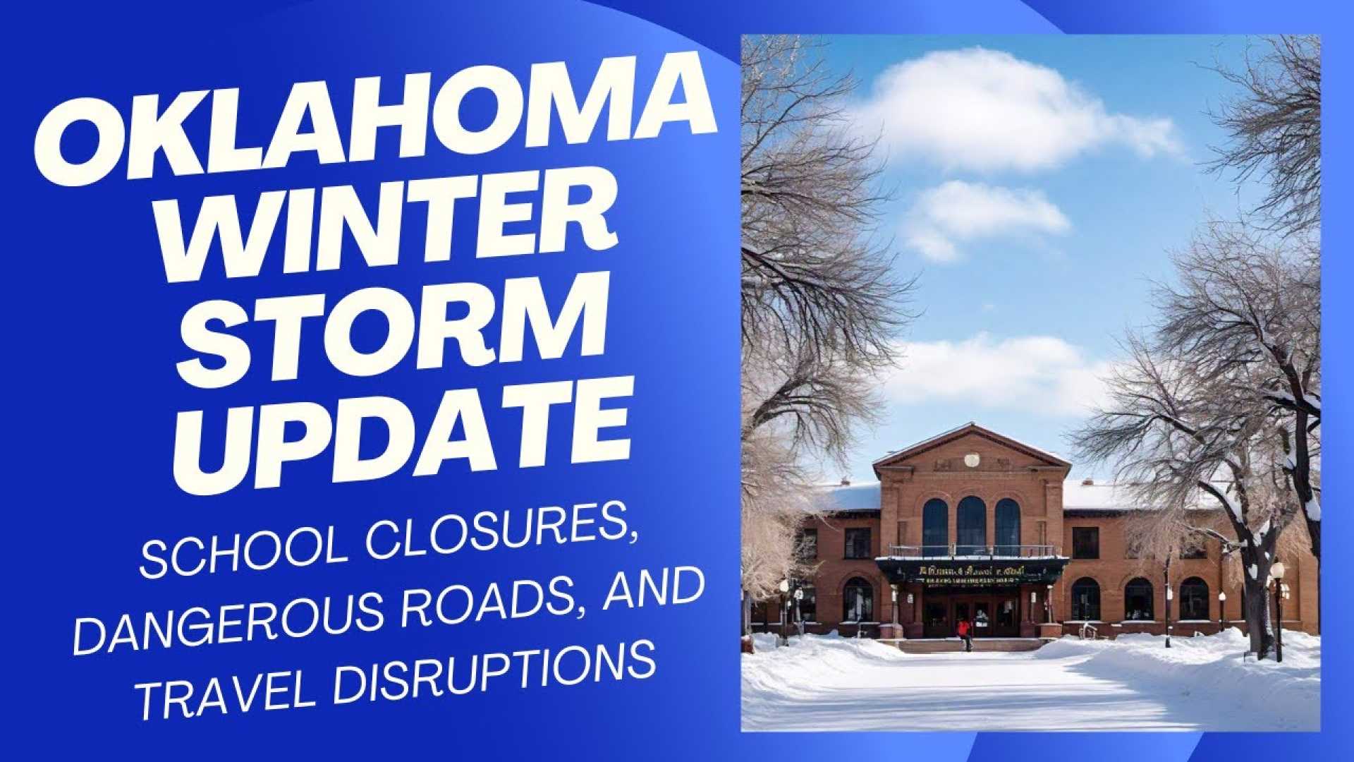 Oklahoma Winter Storm School Closures 2025