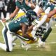 Oren Burks Nfl Helmet Hit Eagles Packers