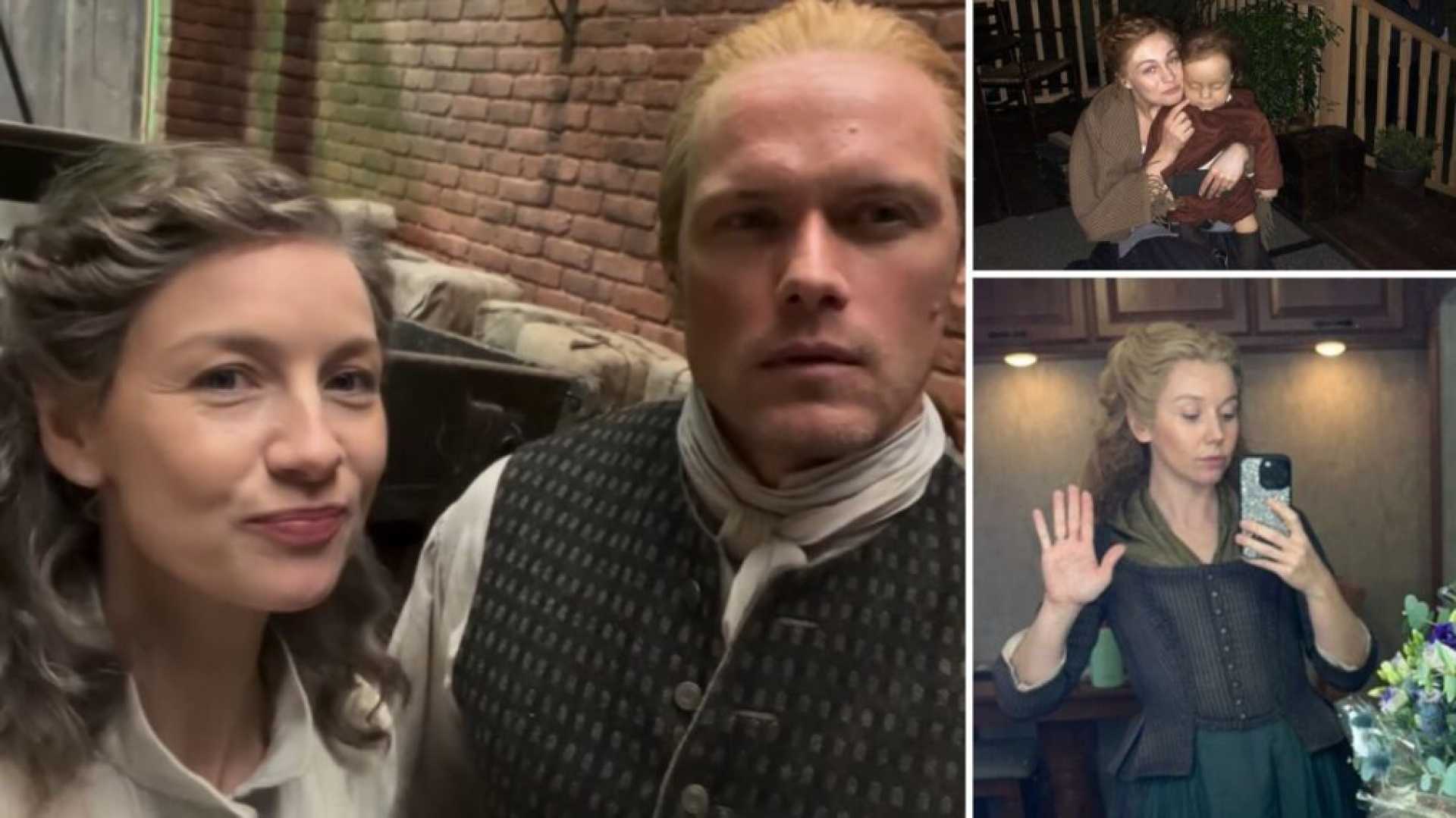 Outlander Season 8 Cast And Crew On Set