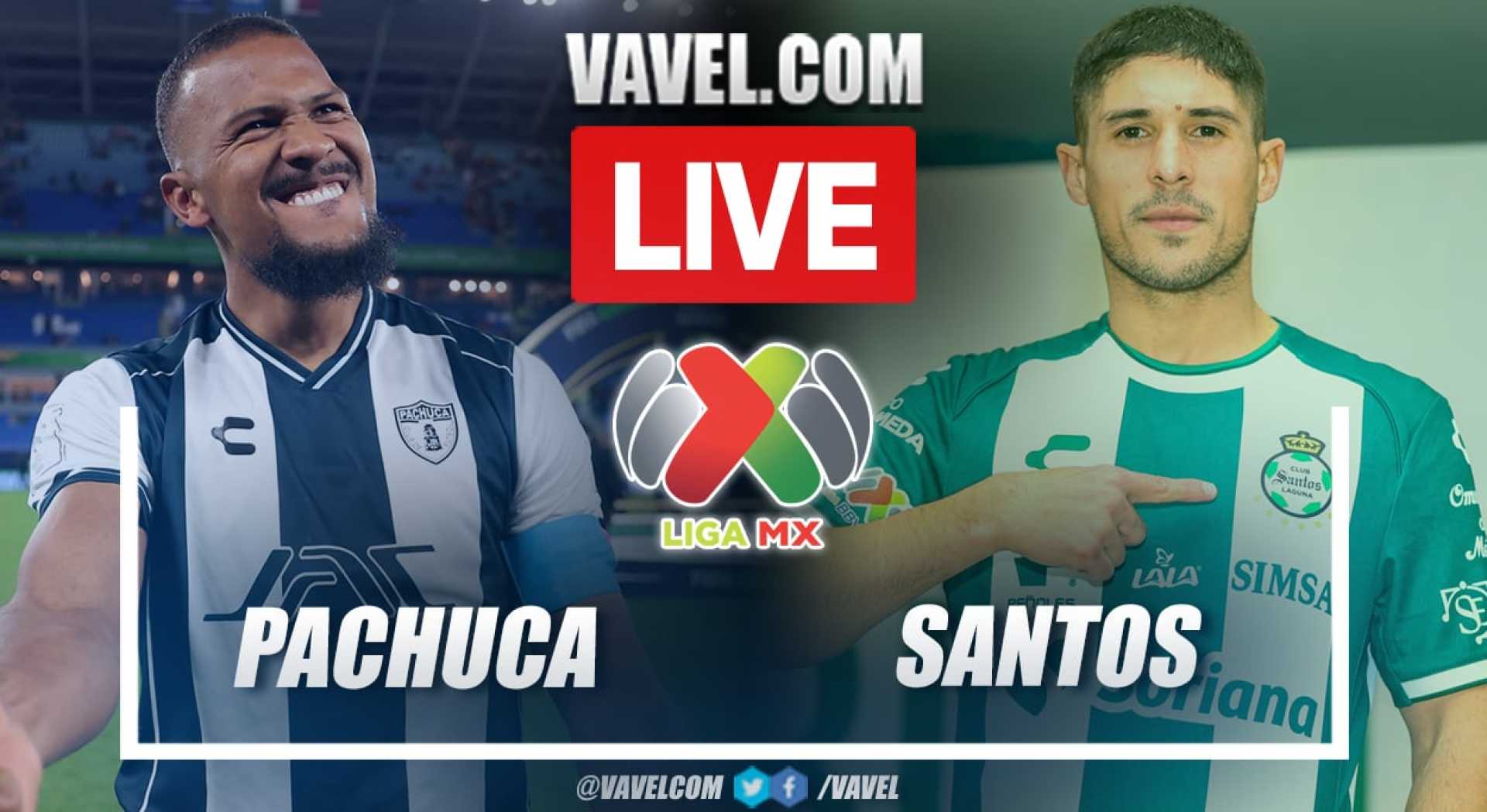 Pachuca Vs Santos Liga Mx 2025 Match