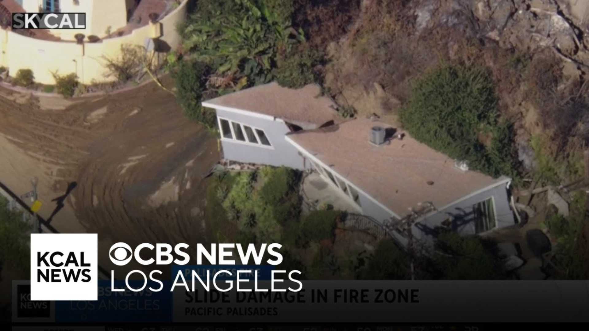 Pacific Palisades Landslide Damaged House