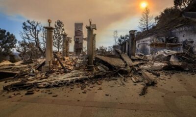 Pacific Palisades Mansion Wildfire Destruction