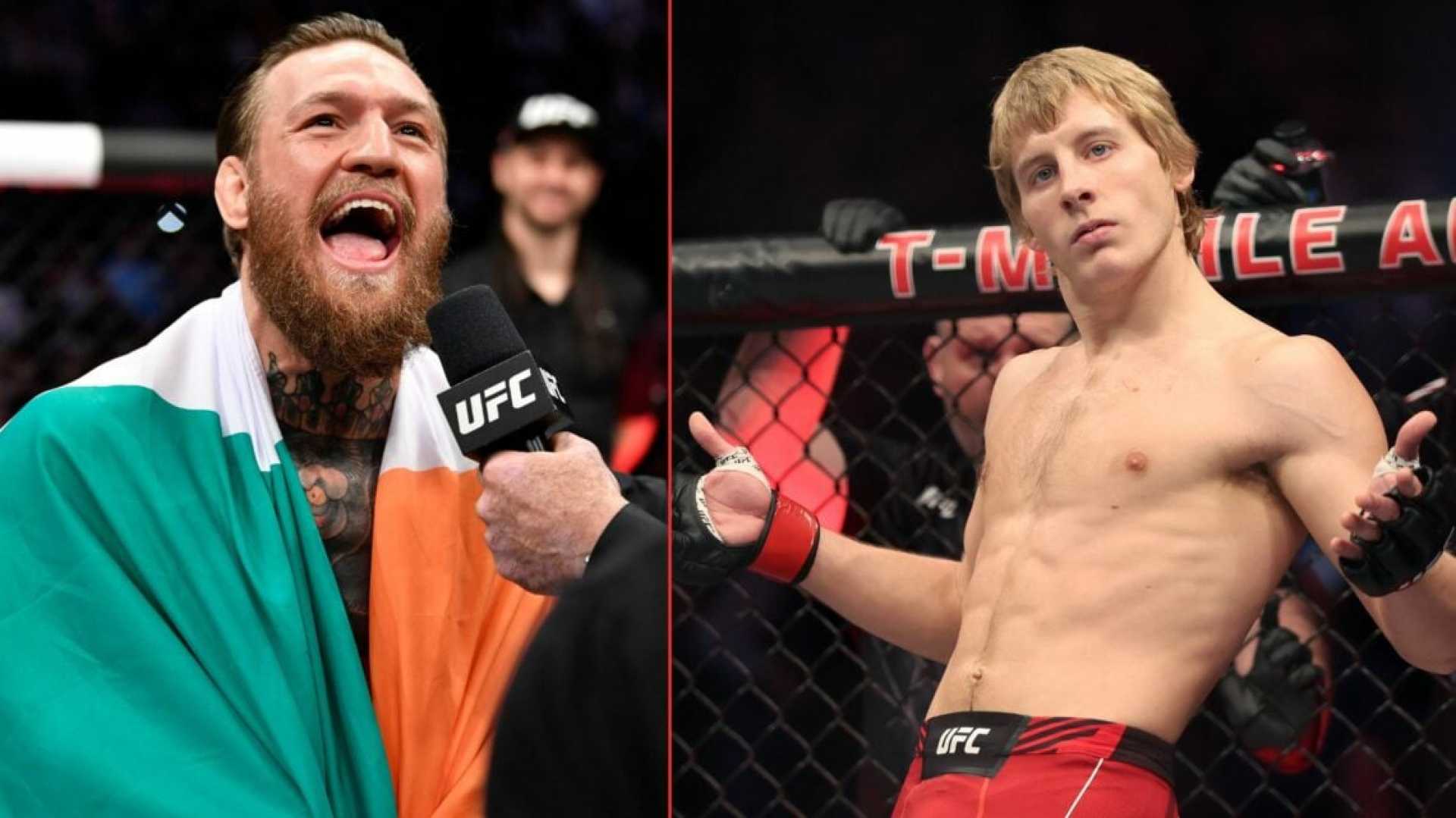 Paddy Pimblett Vs Conor Mcgregor Ufc Fight Concept