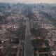 Palisades Fire Los Angeles Aerial View